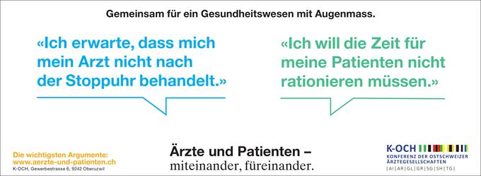 Ärzte und Patienten - miteinander, füreinander